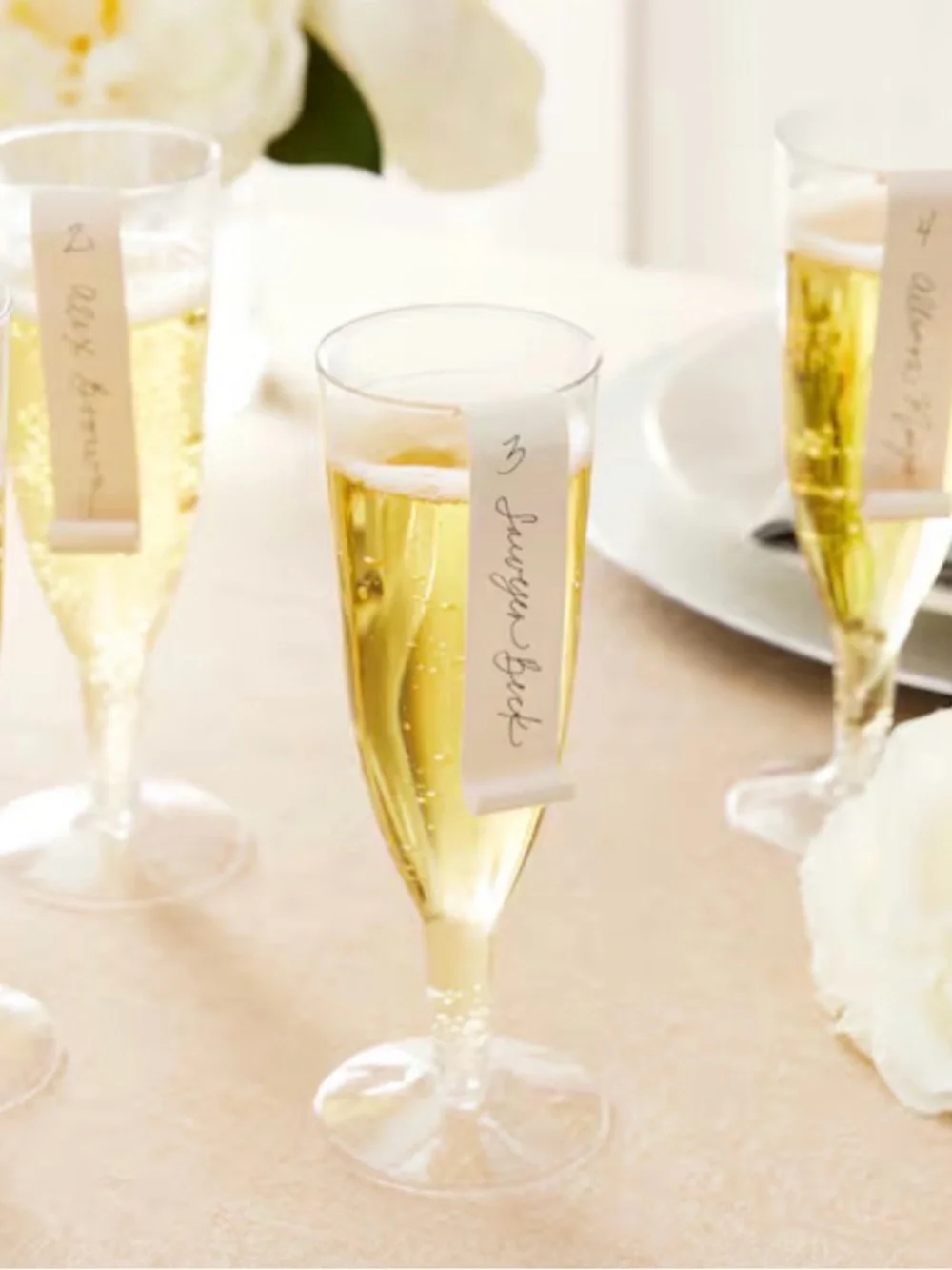 Plastic Champagne Flutes